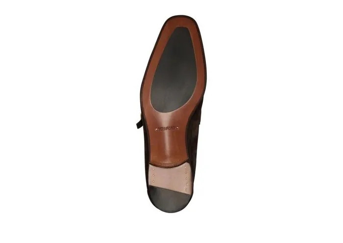 Men Loafers Tom Ford Suede Dover Loafer Chocolate Men Loafers Tom Ford Suede Dover Loafer Chocolate