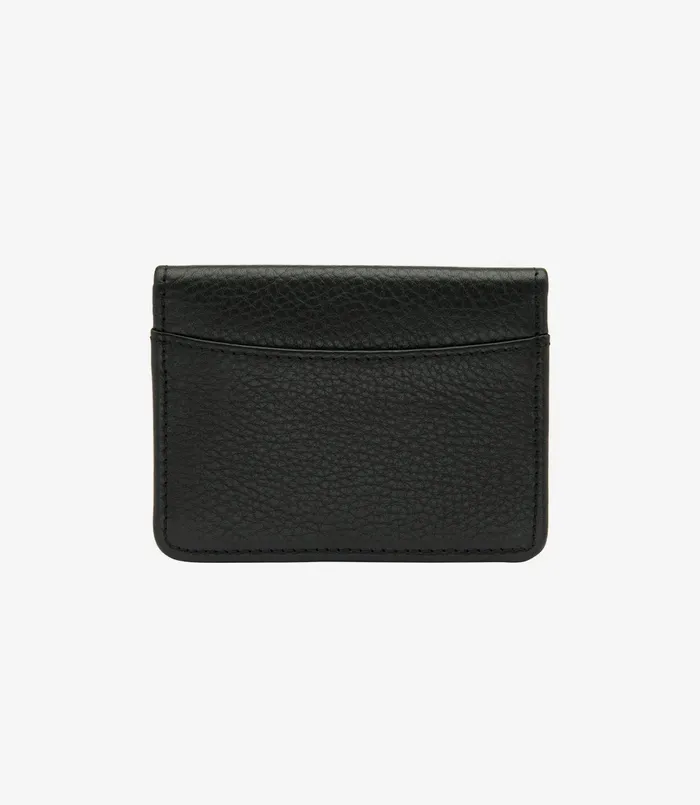 Men Loake Fenchurch Card Holder Black Grain Wallets Card Holders