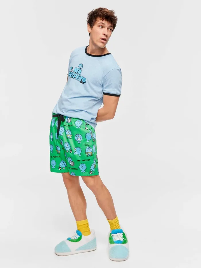 Men Mr Perfect Mid Short Multi Peter Alexander Shorts