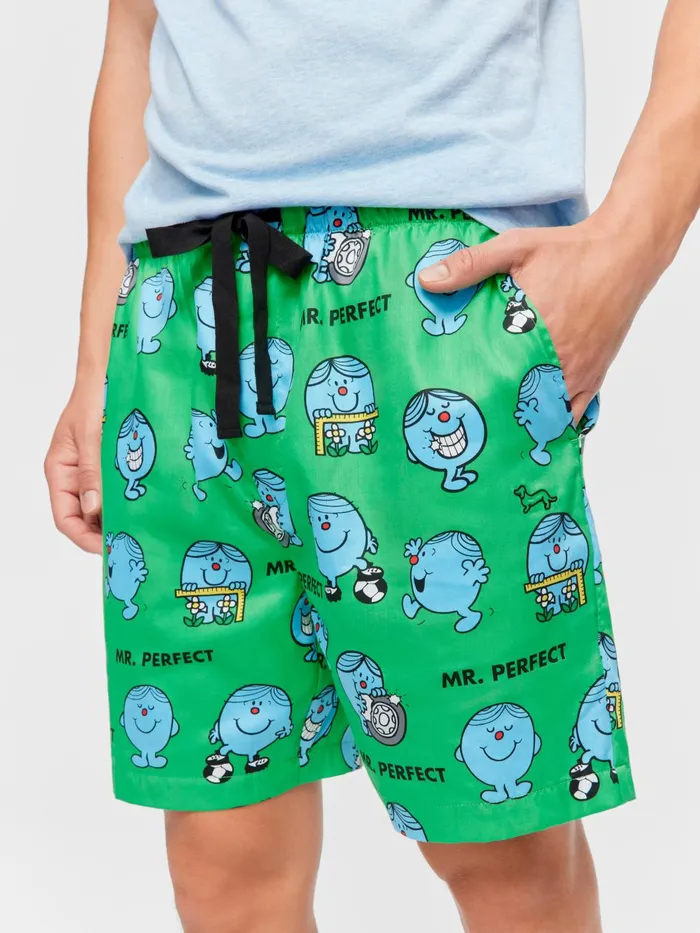 Men Mr Perfect Mid Short Multi Peter Alexander Shorts