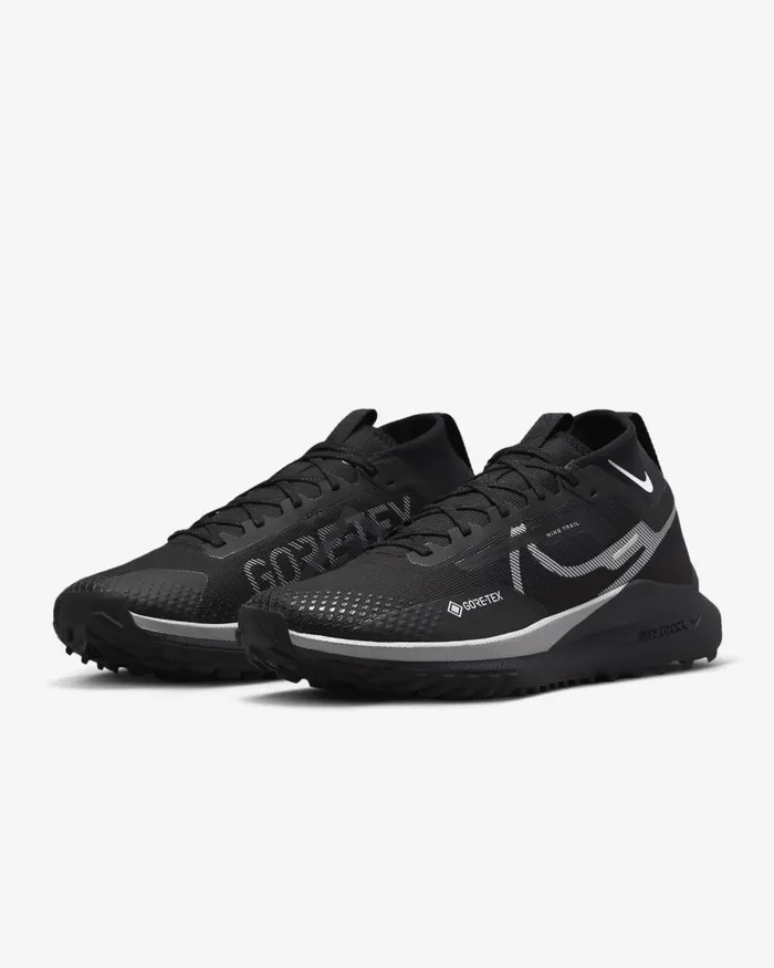 Men Nike All Shoes Pegasus Trail 4 GORETEX Blackreflect Silverwolf Grey