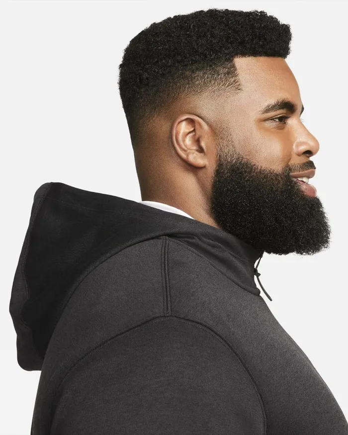 Men Nike Hoodies And Sweatshirts DriFIT Blackblackblackbrushed Silver