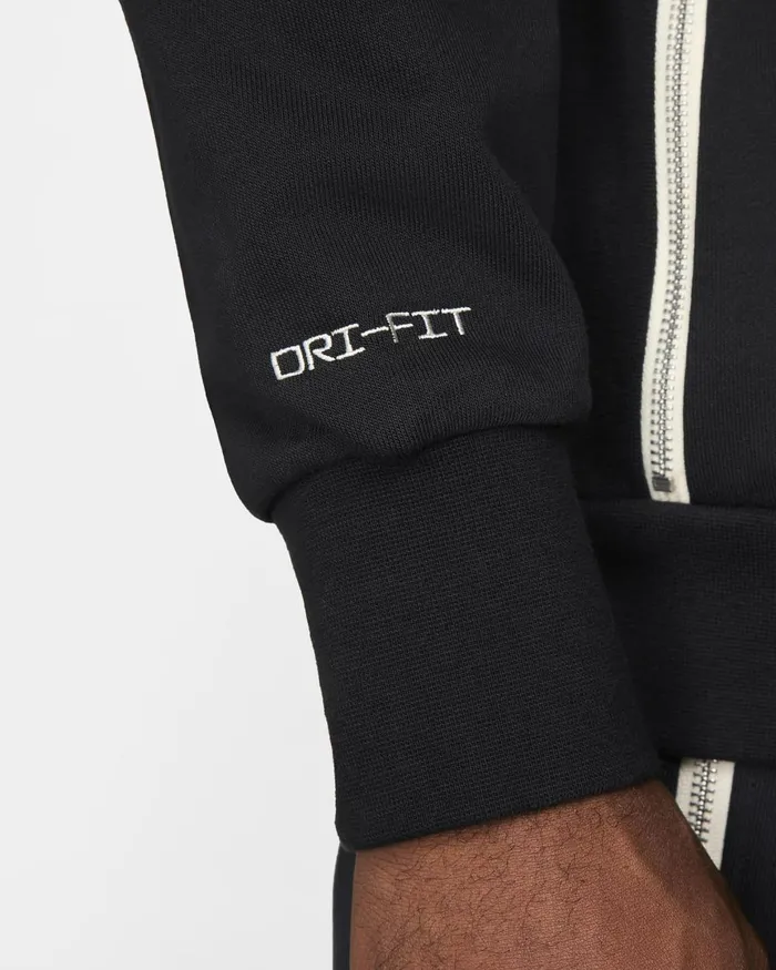 Men Nike Hoodies And Sweatshirts DriFIT Standard Issue Blacklime Blast