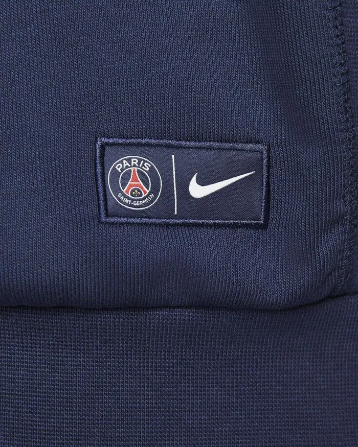 Men Nike Hoodies And Sweatshirts Paris SaintGermain Standard Issue Midnight Navyuniversity Reduniversity Red