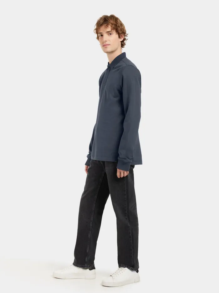 Men Noel Sweater Navy Didriksons Hoodies and Sweatshirts