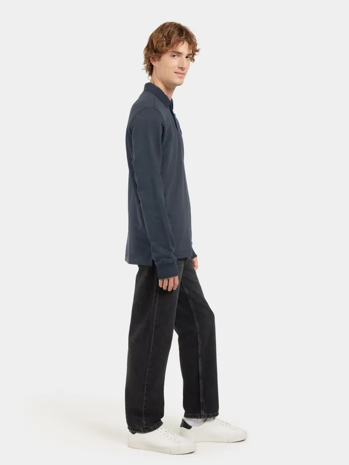 Men Noel Sweater Navy Didriksons Hoodies and Sweatshirts