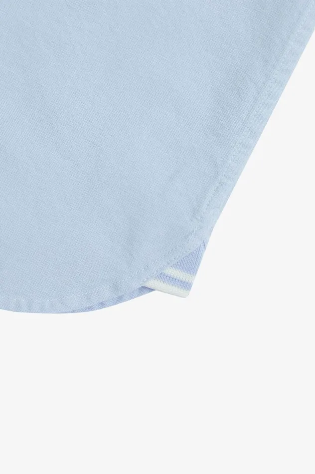 Men Oxford Shirt Light Smoke Fred Perry Shirts