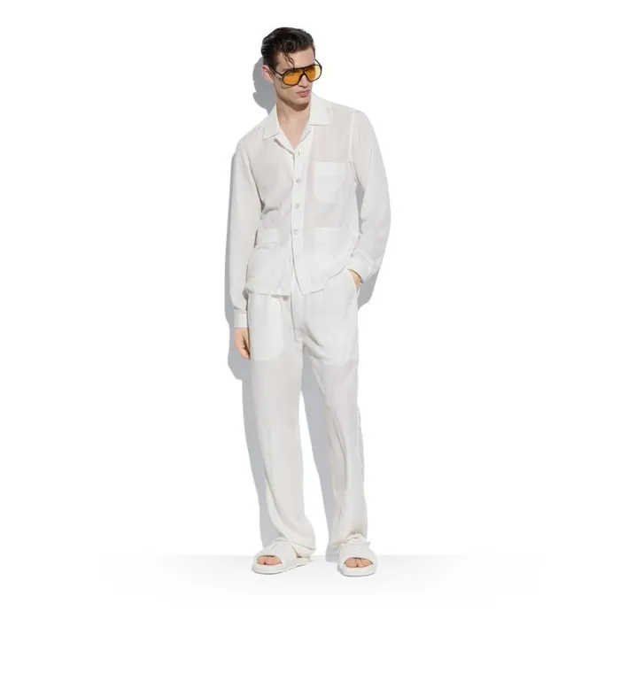Men Pants and Shorts Tom Ford Lightweight Lyocell Pleat Lounge Pant Men Pants and Shorts Tom Ford Lightweight Lyocell Pleat Lounge Pant