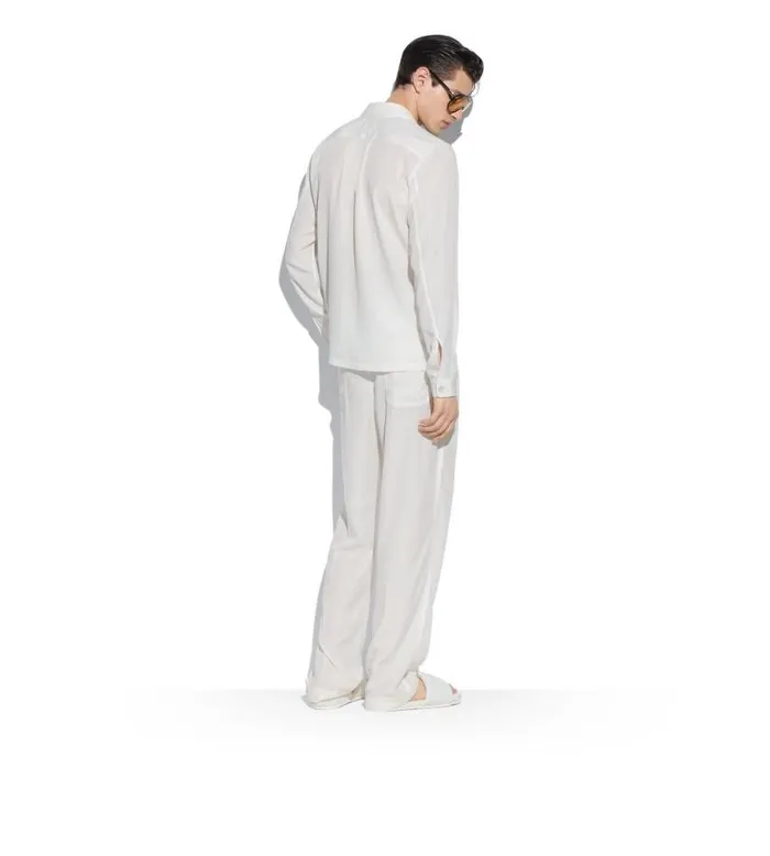 Men Pants and Shorts Tom Ford Lightweight Lyocell Pleat Lounge Pant Men Pants and Shorts Tom Ford Lightweight Lyocell Pleat Lounge Pant