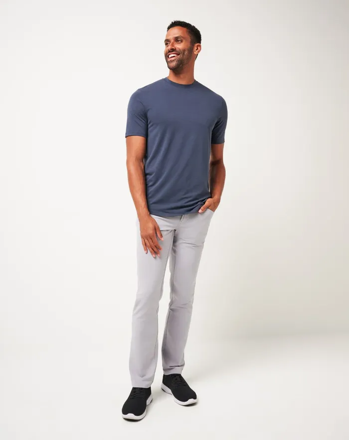Men Pants TravisMathew OPEN TO CLOSE MIDWEIGHT PANT Sleet