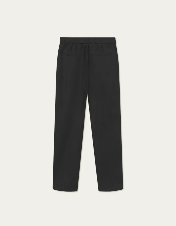 Men Patrick Linen Pants 8211 BlackBlack Les Deux Pants