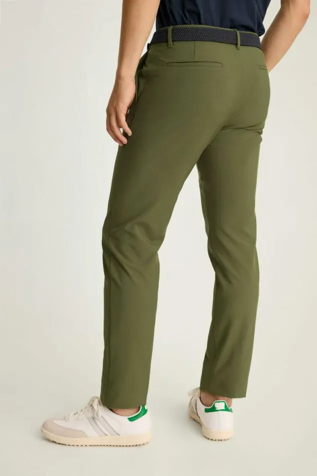 Men Performance Link Pants Dark Olive Green Bonobos Joggers and Athleisure