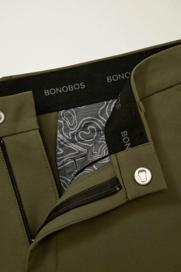 Men Performance Link Pants Dark Olive Green Bonobos Joggers and Athleisure