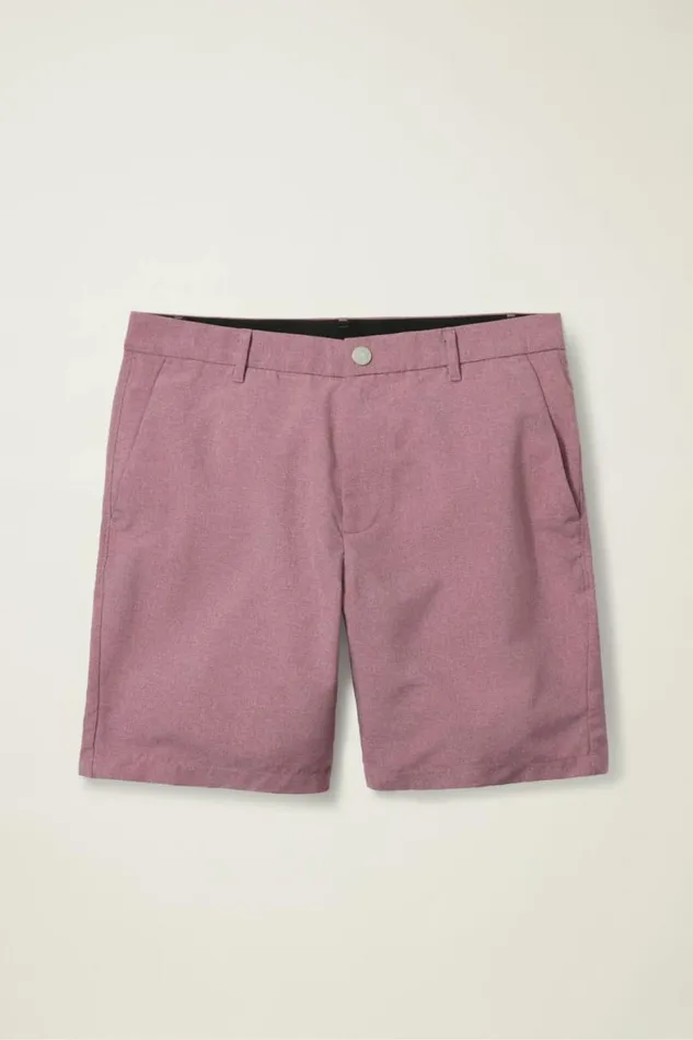 Men Performance Link Shorts Crushed Heather Violet Bonobos Casual Shorts