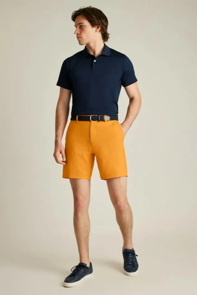 Men Performance Link Shorts Tangerine Bonobos Casual Shorts