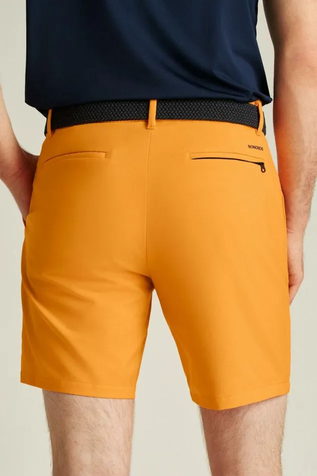 Men Performance Link Shorts Tangerine Bonobos Casual Shorts