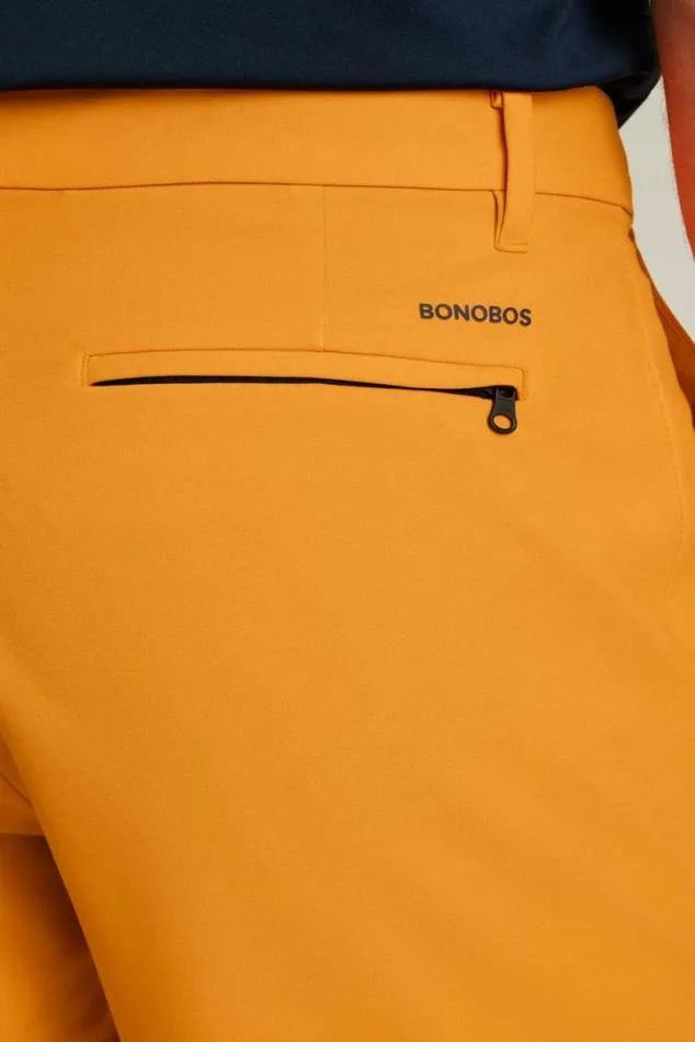 Men Performance Link Shorts Tangerine Bonobos Casual Shorts