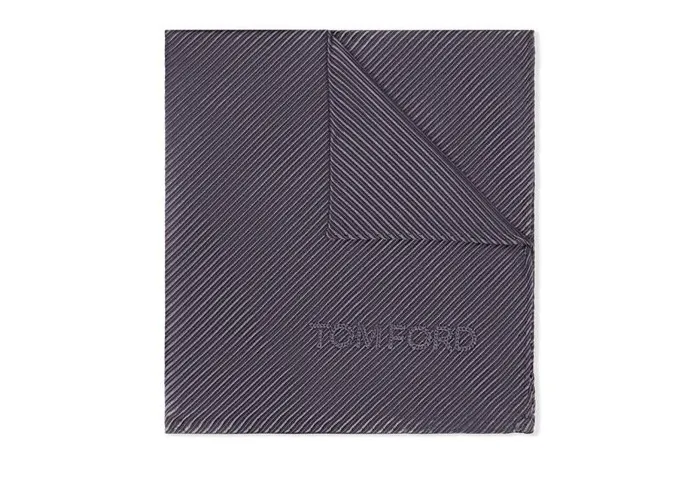 Men Pocket Squares Tom Ford Twill Jacquard Pocket Square Light Purple