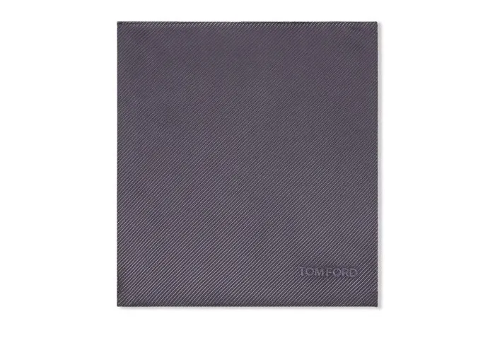 Men Pocket Squares Tom Ford Twill Jacquard Pocket Square Light Purple