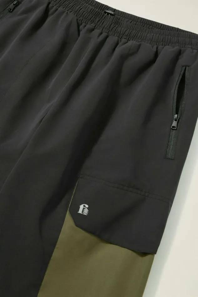 Men Polar Fleece Lined Pants Black Bonobos Joggers and Athleisure