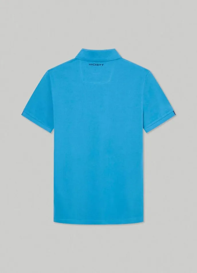 Men Polo Shirts Hackett London Aston Martin Classic Fit Polo Shirt Hypa Blue