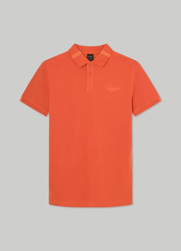Men Polo Shirts Hackett London Aston Martin Classic Fit Polo Shirt Orange