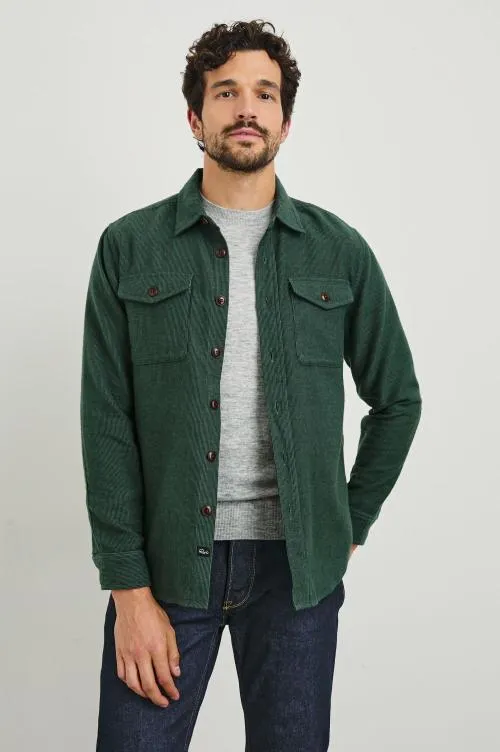 Men Rails Jackets and Coats Burr Shirt Jacket Creeping Vine