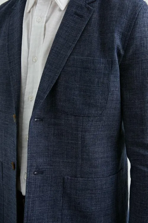 Men Rails Jackets and Coats Idris Blazer Navy Melange Men Rails Jackets and Coats Idris Blazer Navy Melange