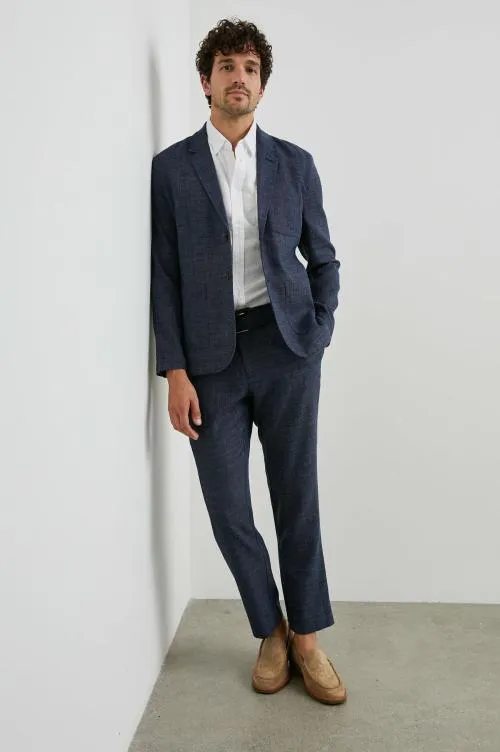 Men Rails Jackets and Coats Idris Blazer Navy Melange Men Rails Jackets and Coats Idris Blazer Navy Melange