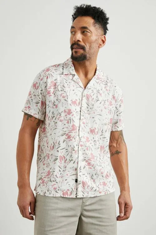 Men Rails Shirts Dresden Shirt Brush Floral White