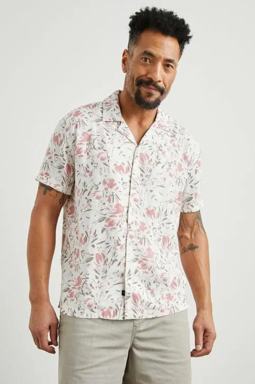 Men Rails Shirts Dresden Shirt Brush Floral White Men Rails Shirts Dresden Shirt Brush Floral White