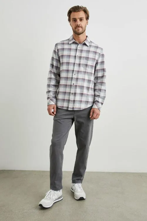 Men Rails Shirts Forrest Shirt Moab Sky Melange Men Rails Shirts Forrest Shirt Moab Sky Melange
