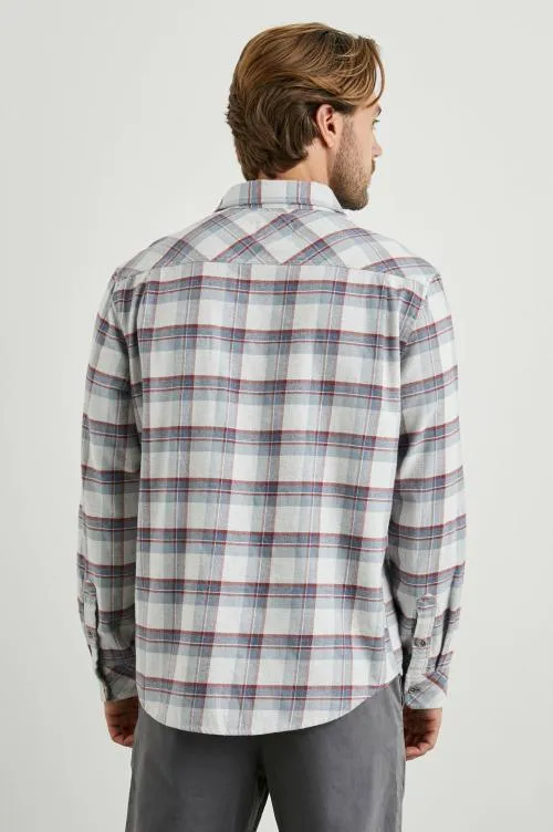 Men Rails Shirts Forrest Shirt Moab Sky Melange Men Rails Shirts Forrest Shirt Moab Sky Melange