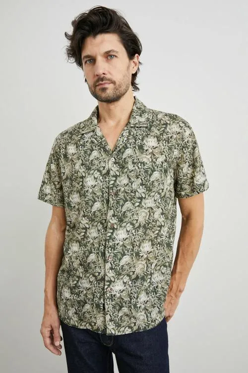 Men Rails Shirts Moreno Shirt Watercolor Olive Brass Men Rails Shirts Moreno Shirt Watercolor Olive Brass