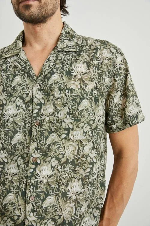Men Rails Shirts Moreno Shirt Watercolor Olive Brass Men Rails Shirts Moreno Shirt Watercolor Olive Brass