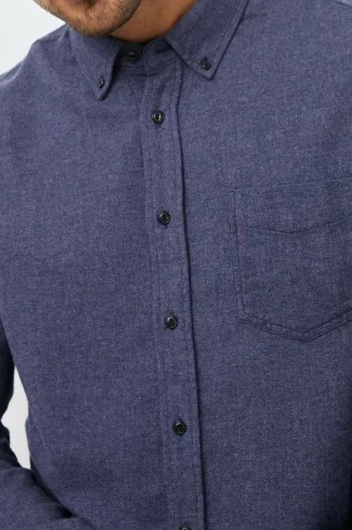 Men Rails Shirts Runson Shirt Heather Blue Men Rails Shirts Runson Shirt Heather Blue