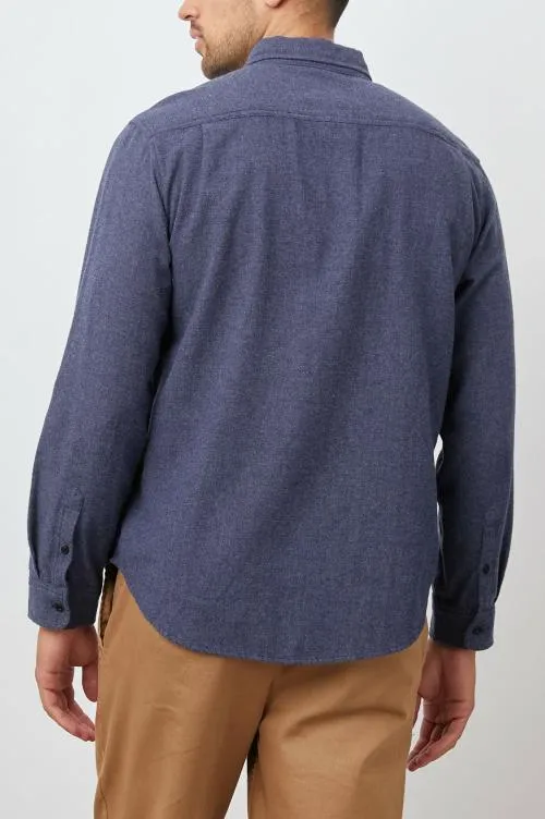 Men Rails Shirts Runson Shirt Heather Blue Men Rails Shirts Runson Shirt Heather Blue