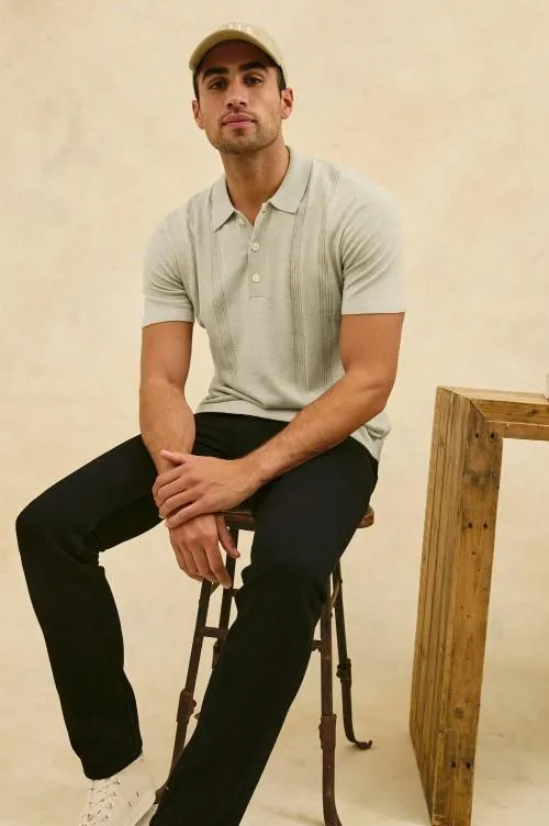 Men Rails TShirts and Polos Cillian Polo Shirt Silversand