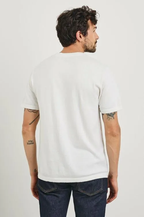 Men Rails TShirts and Polos Mason Cotton Cashmere Tshirt Cream Men Rails TShirts and Polos Mason Cotton Cashmere Tshirt Cream