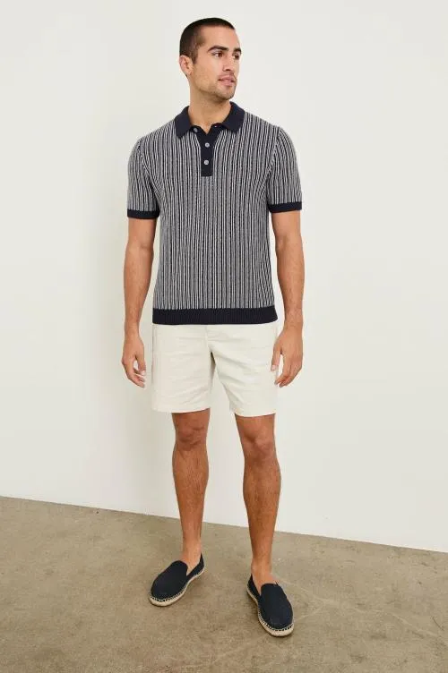 Men Rails TShirts and Polos Royce Polo Shirt Navy Grey Men Rails TShirts and Polos Royce Polo Shirt Navy Grey