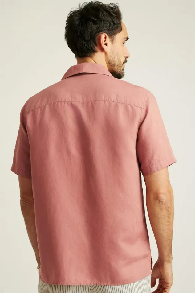 Men Riviera Cabana Shirt Withered Rose Bonobos Short Sleeve Shirts