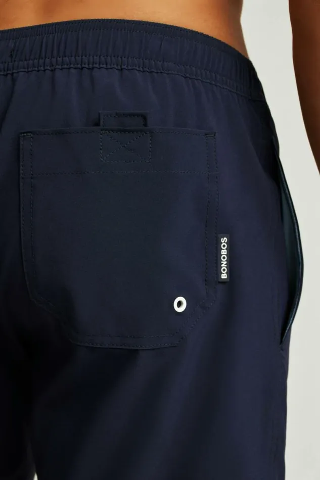 Men Riviera Recycled Swim Trunks Maritime Blue Bonobos Swim Trunks