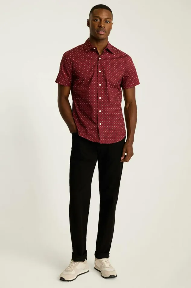 Men Riviera Short Sleeve Shirt Burgundy Floral Geo Bonobos Short Sleeve Shirts Men Riviera Short Sleeve Shirt Burgundy Floral Geo Bonobos Short Sleeve Shirts