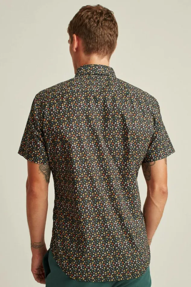 Men Riviera Short Sleeve Shirt Flower Power Bonobos Short Sleeve Shirts