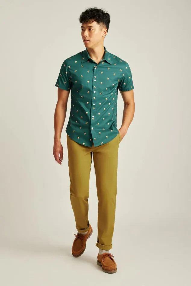 Men Riviera Short Sleeve Shirt Hot Toddy Bonobos Short Sleeve Shirts
