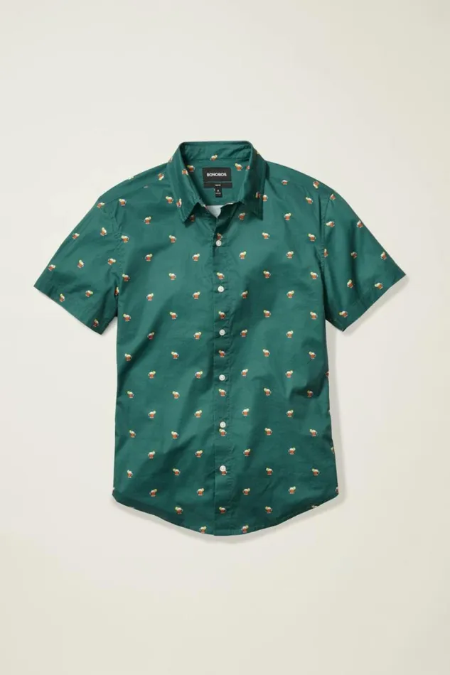 Men Riviera Short Sleeve Shirt Hot Toddy Bonobos Short Sleeve Shirts