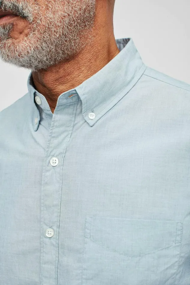 Men Riviera Short Sleeve Shirt Palm Green End On End Bonobos Short Sleeve Shirts