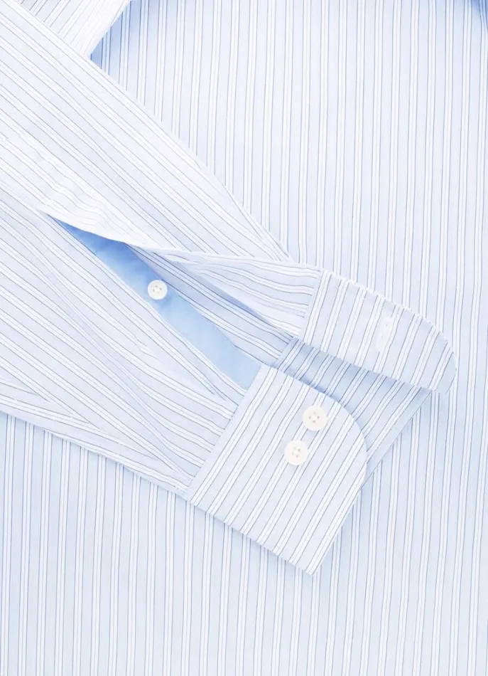 Men Shirts Hackett London Classic Fit Striped Shirt Bluewhite