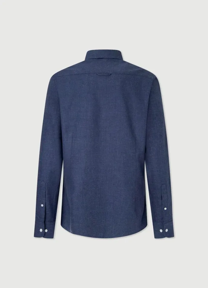 Men Shirts Hackett London Slim Fit Cargo Shirt Navy