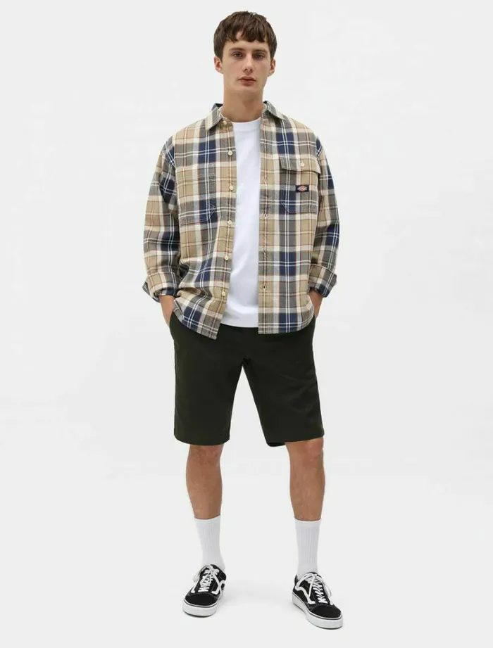 Men Shorts Dickies Slim Fit Short Olive Green